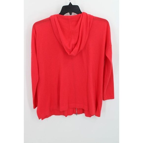 CAbi Women's Beachcomber Lightweight Zipper Hoodie Red 5137 Size Small - Picture 5 of 8